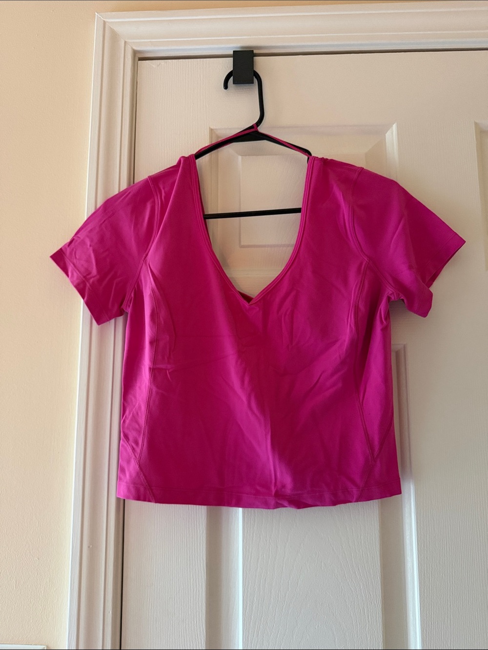 lululemon athletica V-Neck Short Sleeve Top